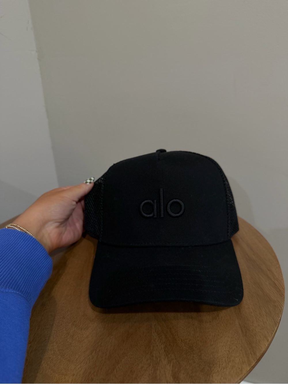 ALO Yoga Black Trucker Hat